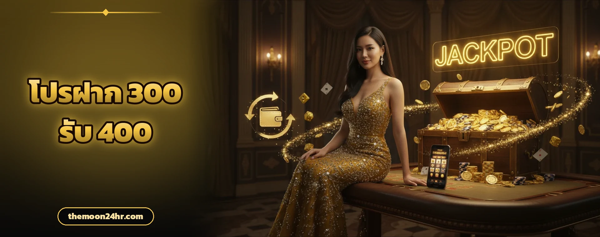 โปรฝาก 300 รับ 400